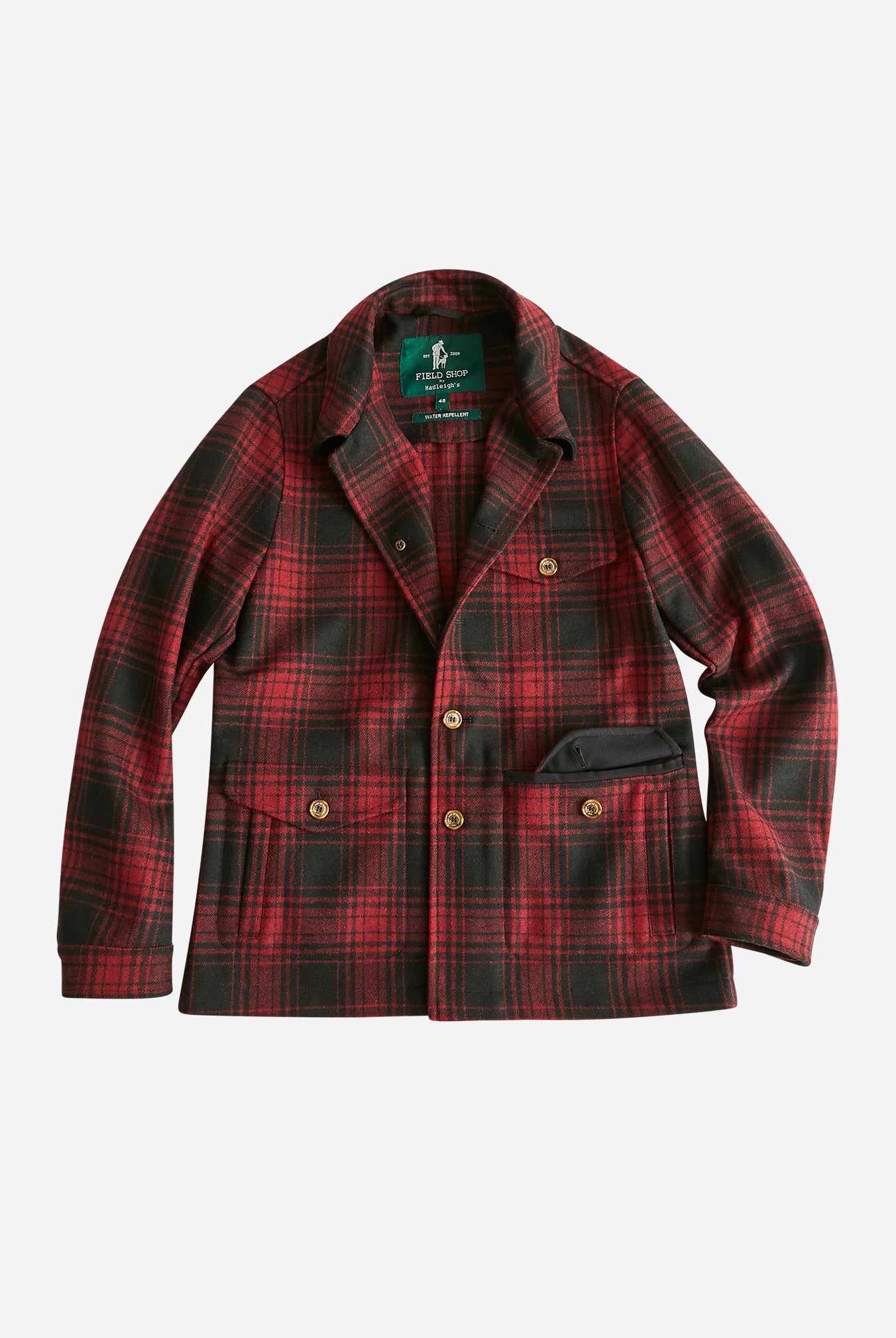 Marco Overshirt in Red/Black Plaid