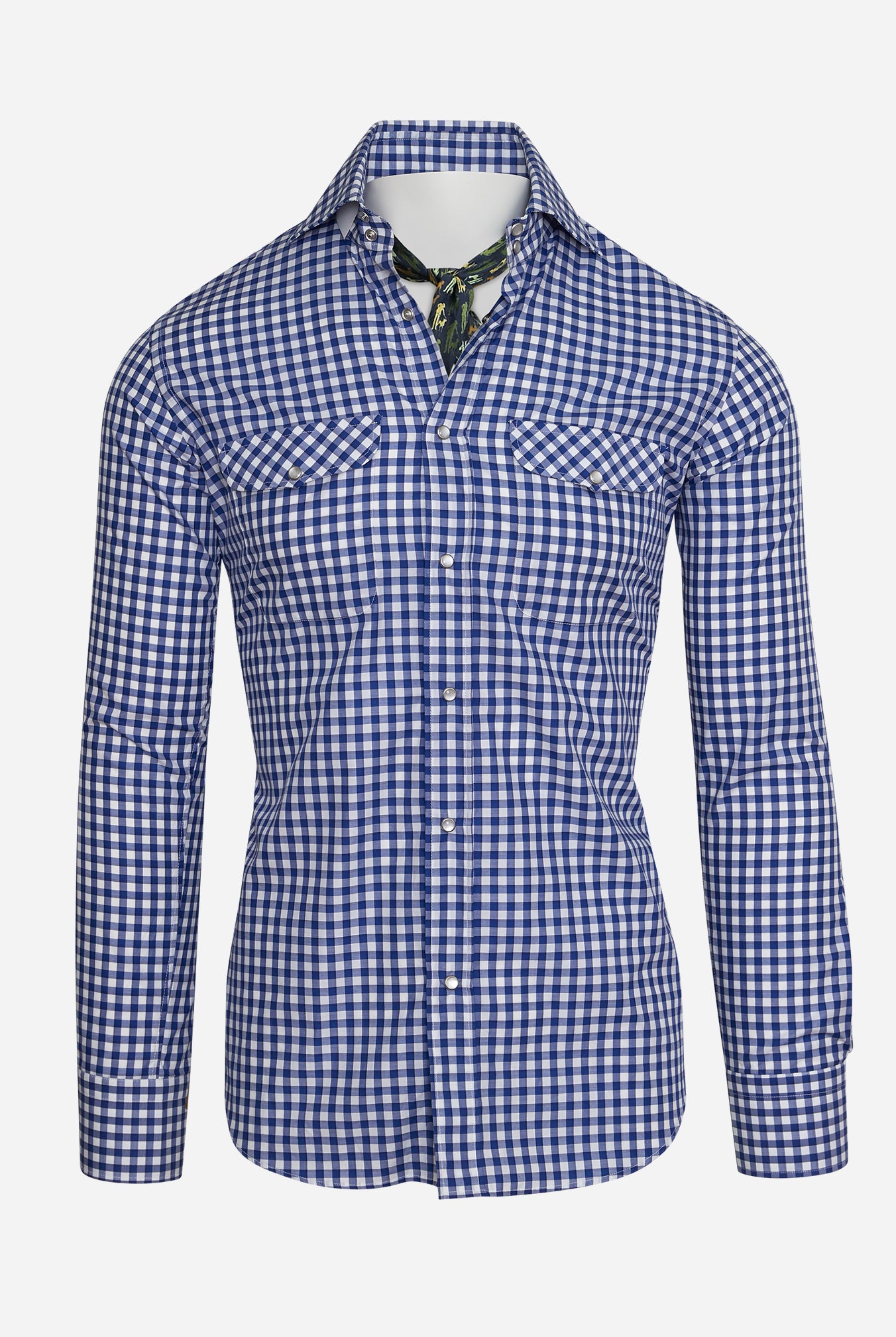 Kacey Shirt in Blue Buffalo Check