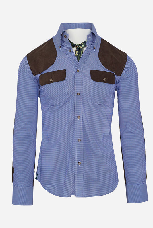 Check jd field shirt in light blue