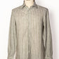 Classic Shirt in Sage w/White Stripes