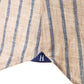 Classic Shirt in Tan With Blue Awning Stripe