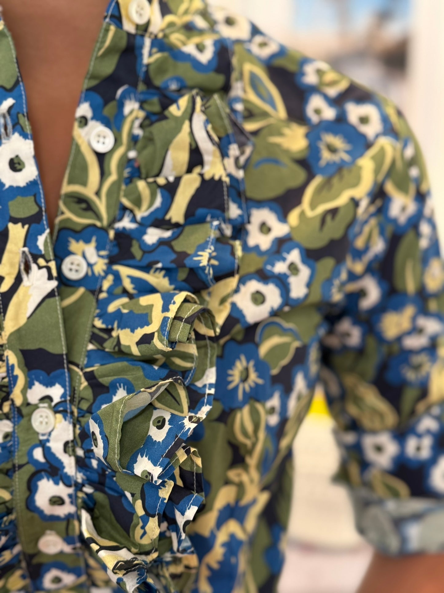 HGIRL BELINDA IN GREEN FLORAL