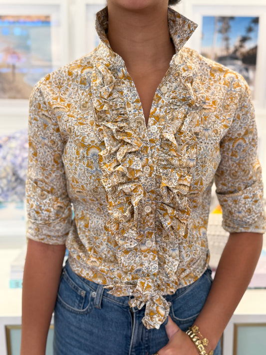 HGIRL BELINDA IN GOLD FLORAL