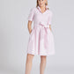 Short Coupe Dress in Pink Gingham