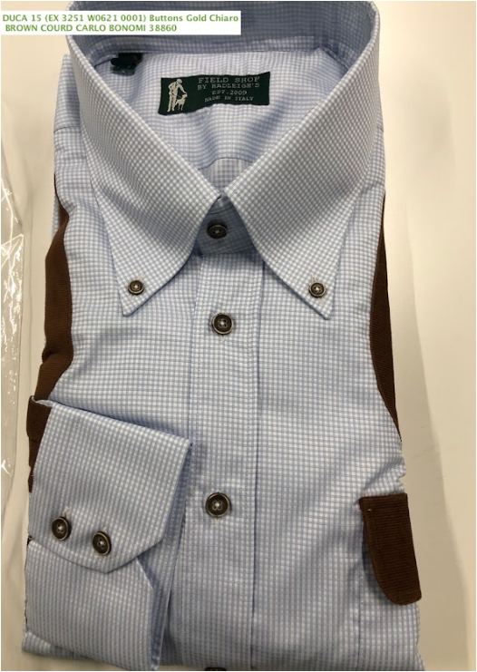Check JD Field Shirt in Light Blue