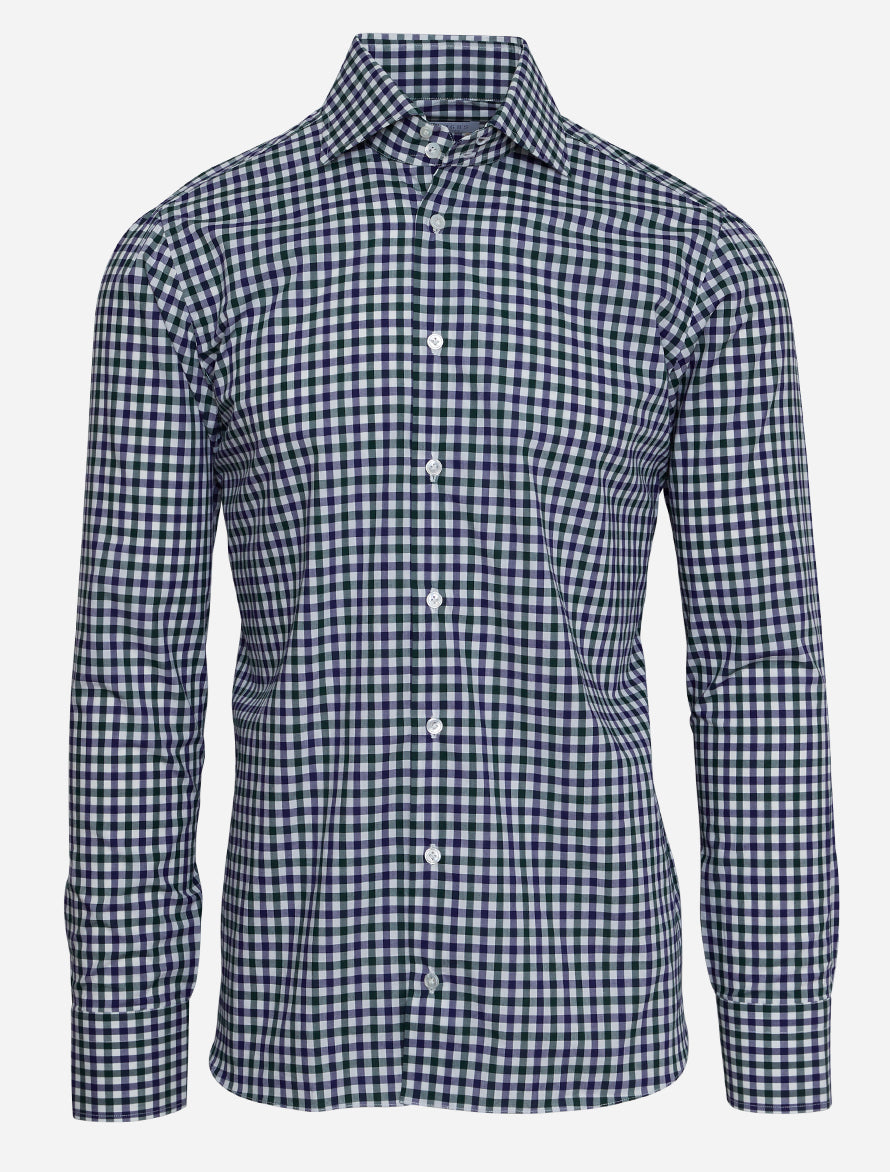 Green/Navy Check Shirt