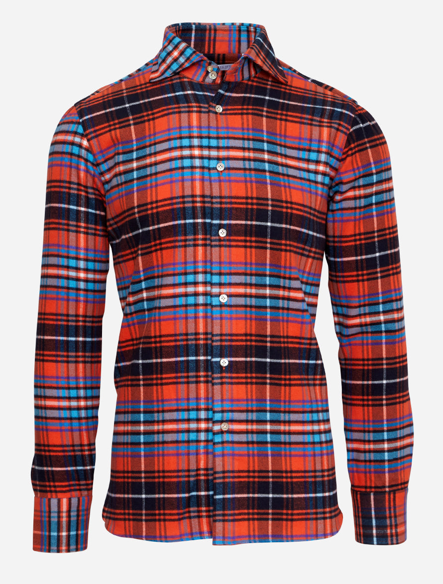 Bold Plaid Flannel Shirt