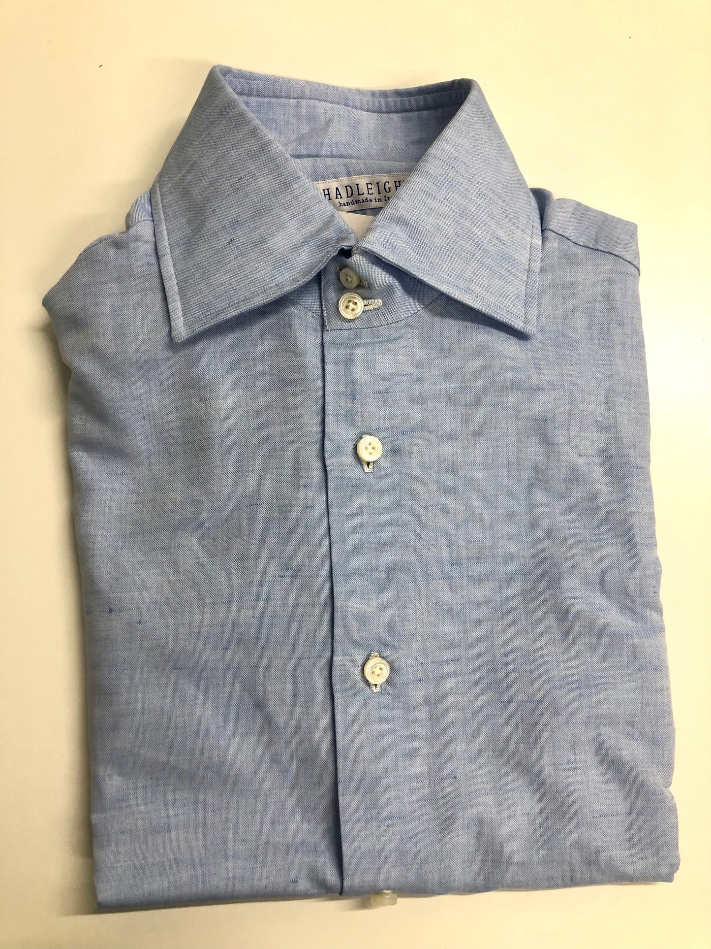 Classic Linen Shirt in Light Blue