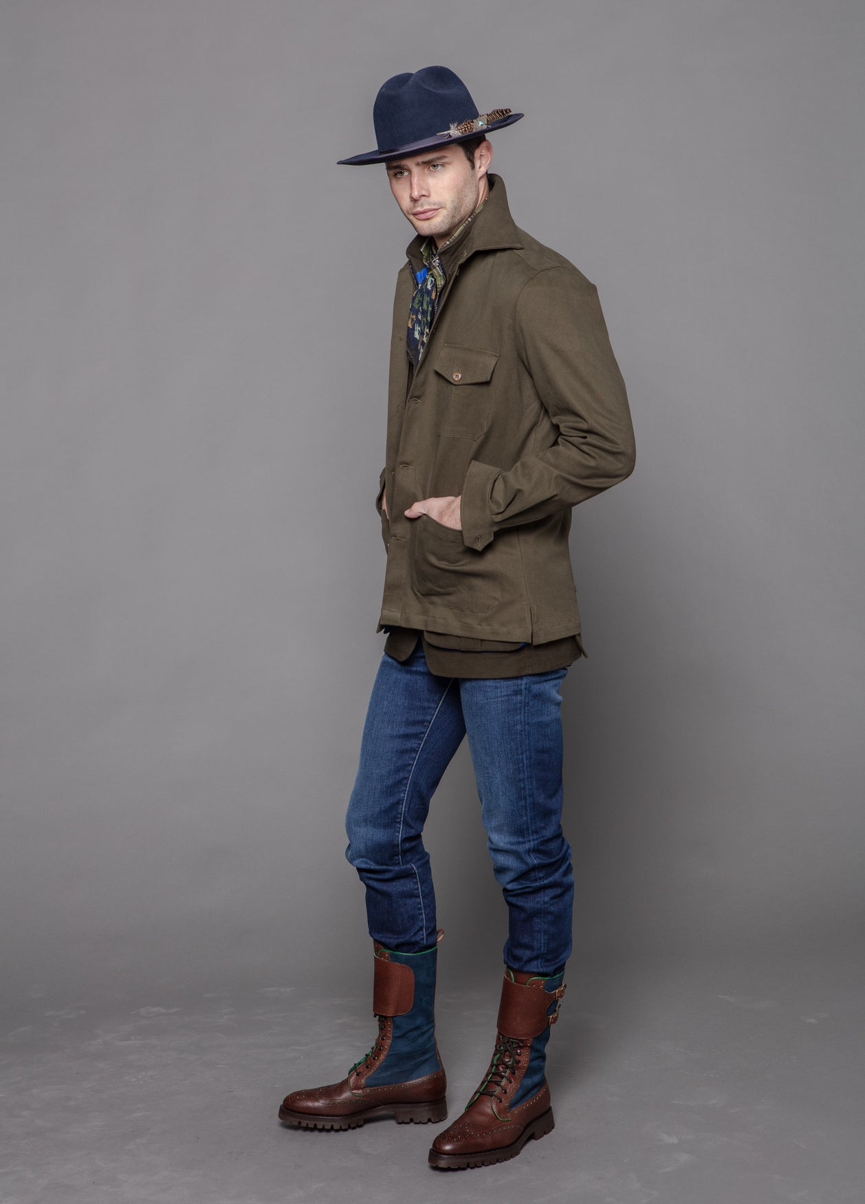 Enrico Work Shirt in Green