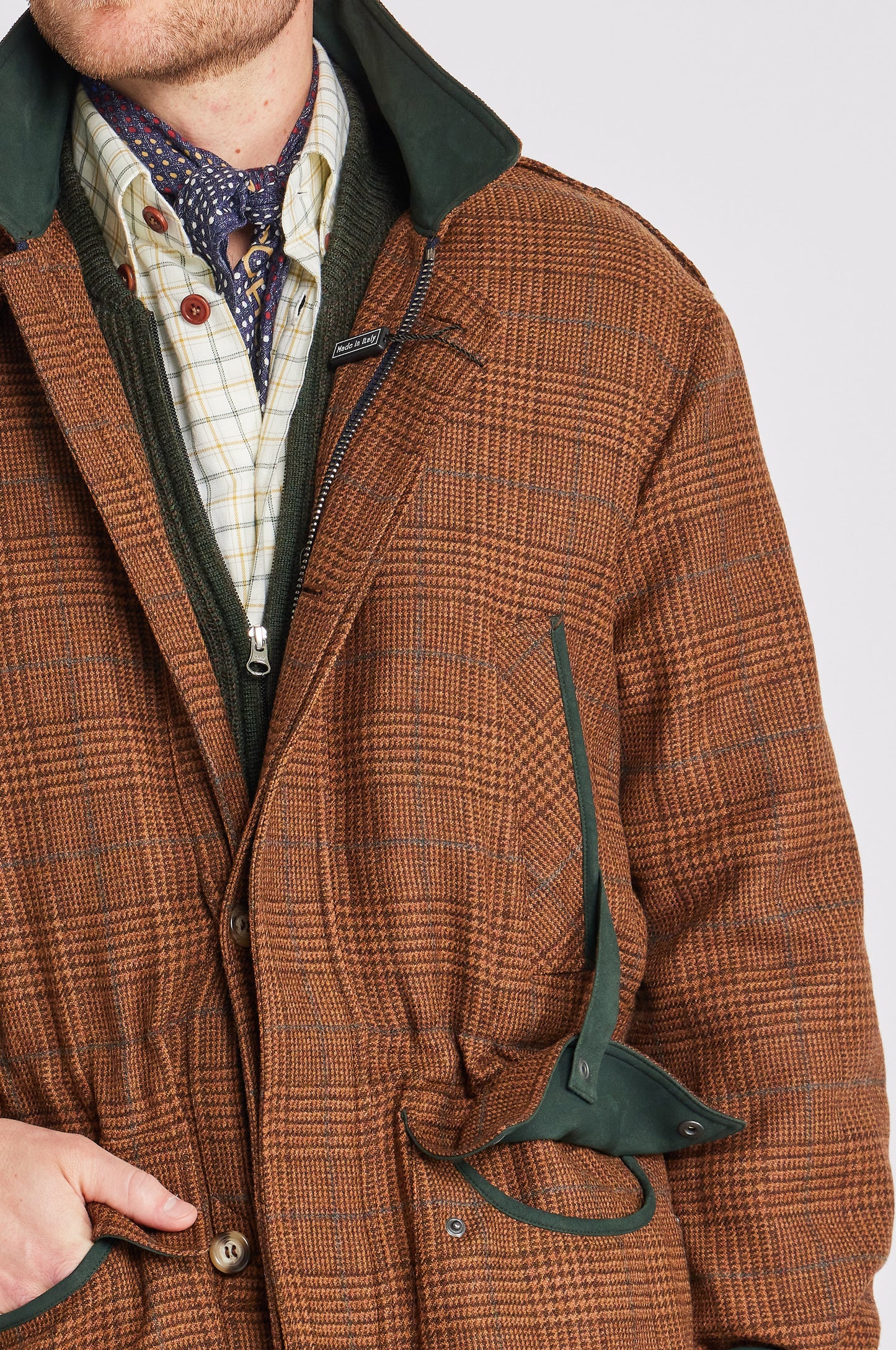 Ralph Coat in Rust Plaid