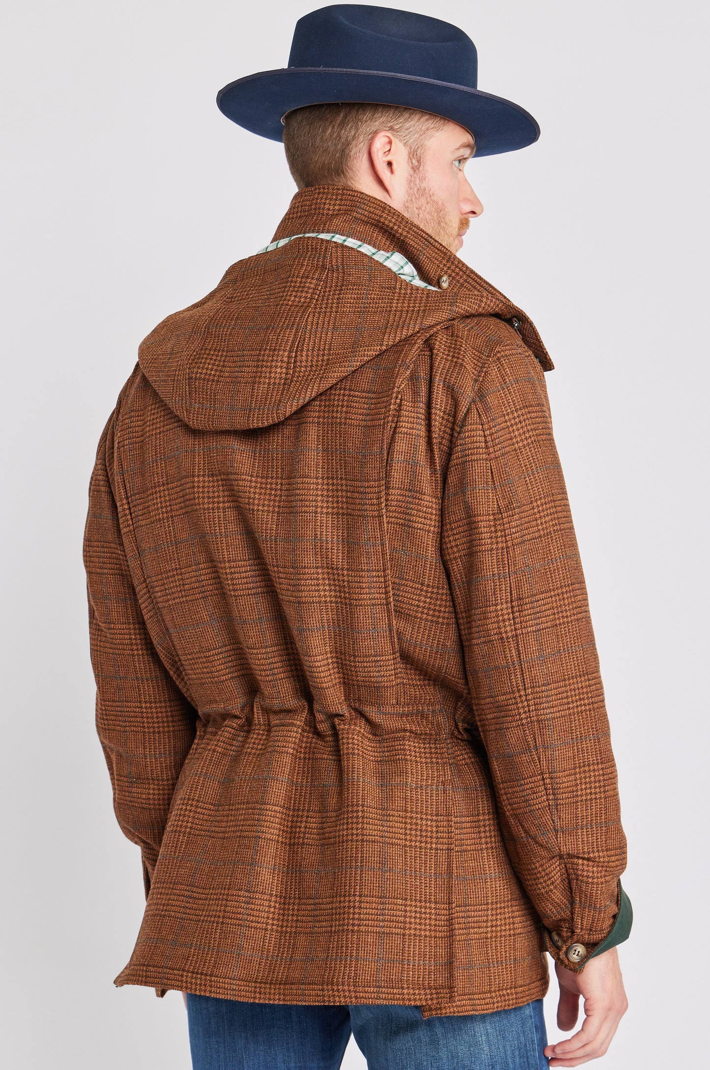 Ralph Coat in Rust Plaid