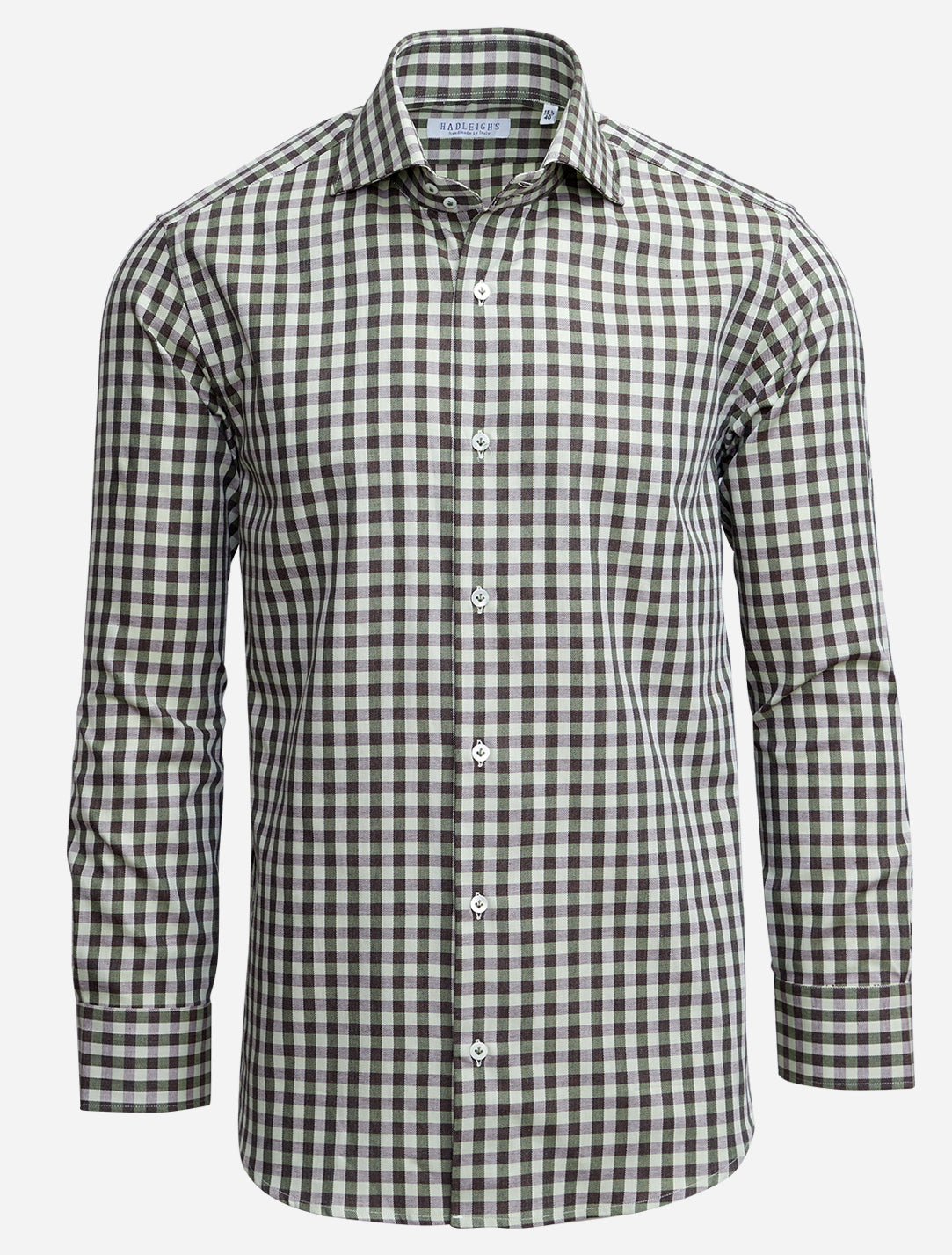 Sport Shirt in Green/Purple Buffalo Check
