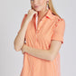 Tracy Dress Long in Orange Check