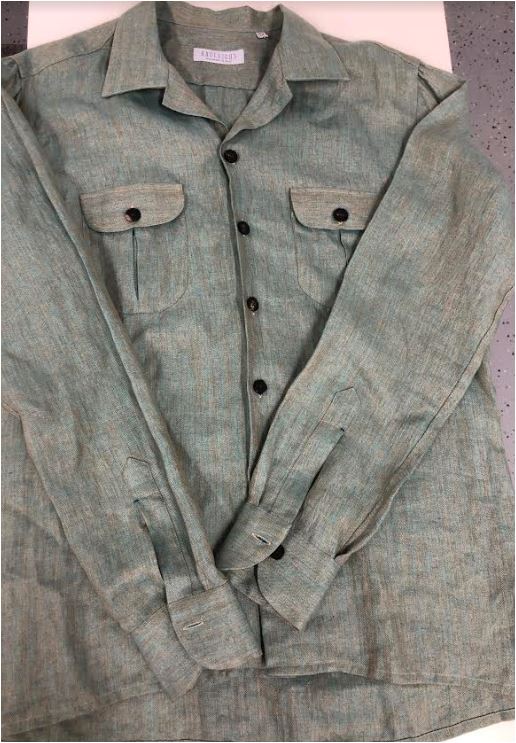 Linen Camp Collar Work Shirt