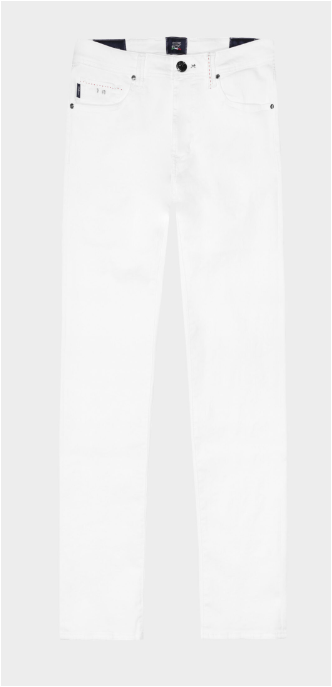 Michelangelo Zip Pant SS in White