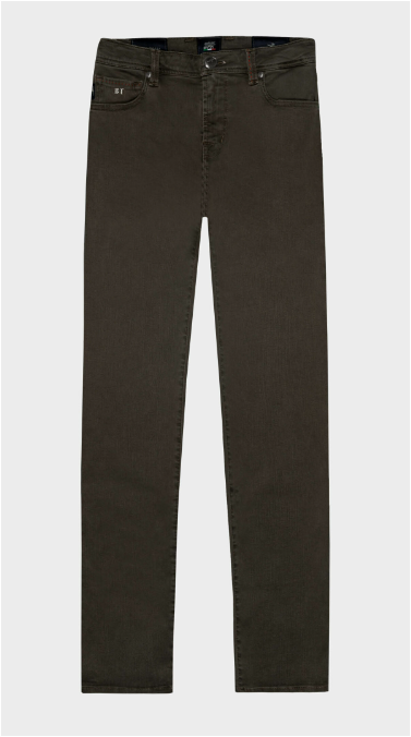 Michelangelo Zip Pant SS in Coffee
