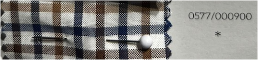 Sport Shirt in Navy/Brown Plaid