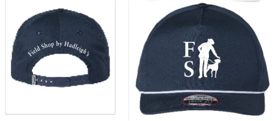 Field Shop Sporting Cap in Navy w/White