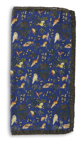Forest Owl in Navy Neckerchielf