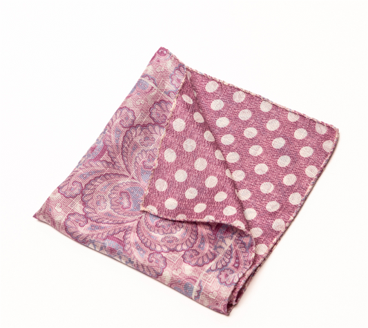Pink Pocket Square