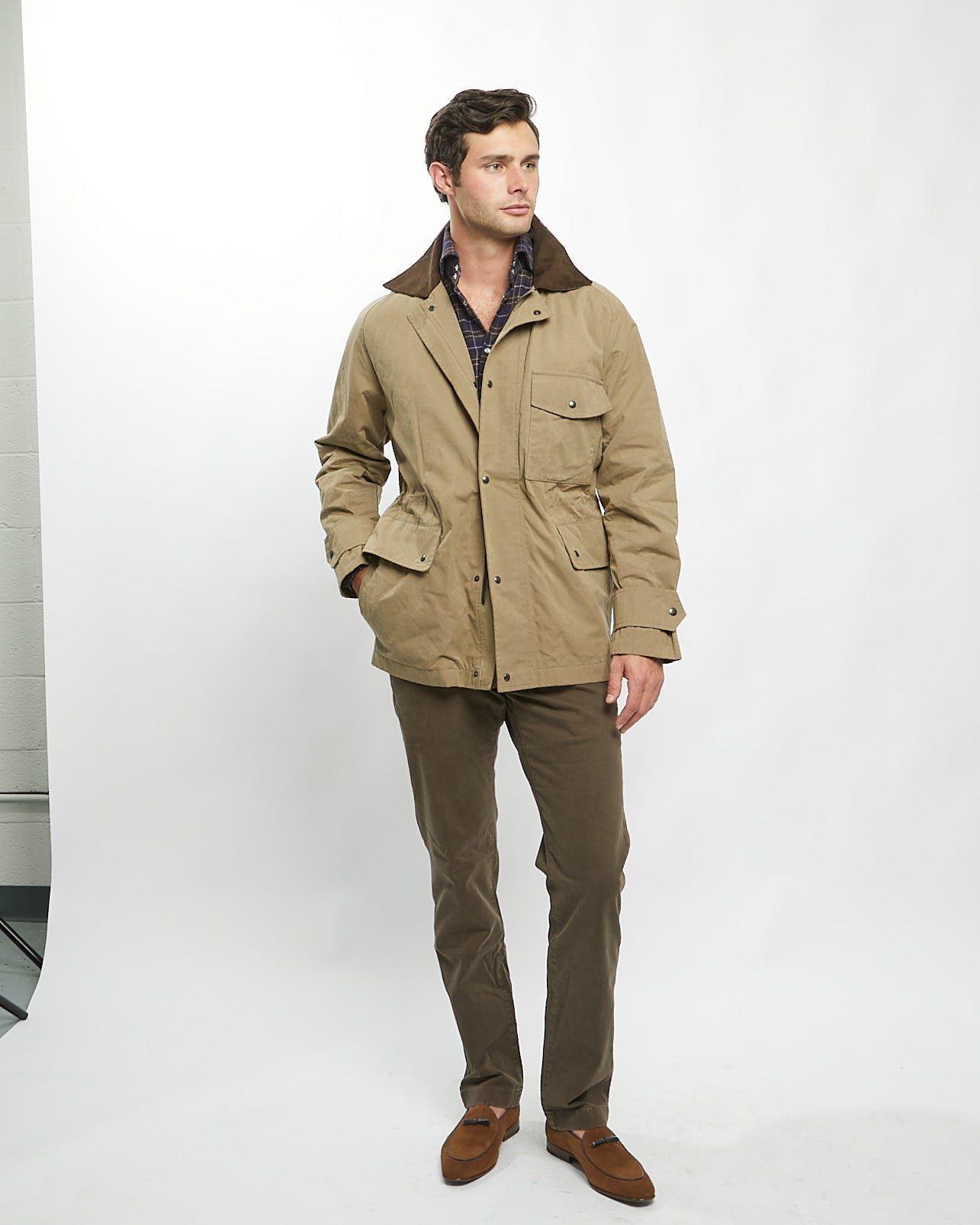 JR Field Coat in British Taupe Canvas