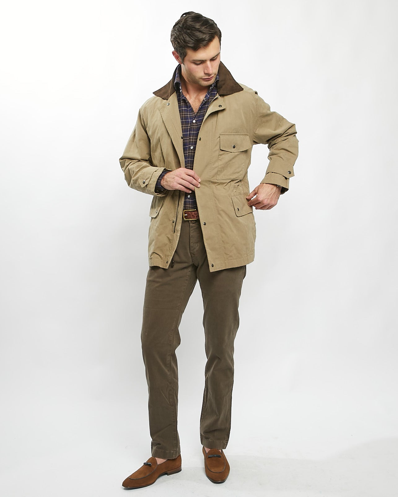 JR Field Coat in British Taupe Canvas