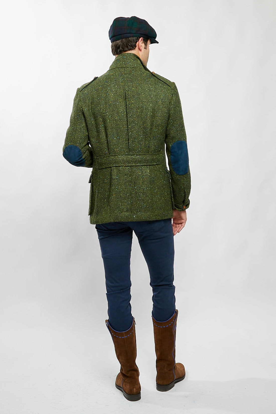 Hemingway Field Jacket in Green Tweed