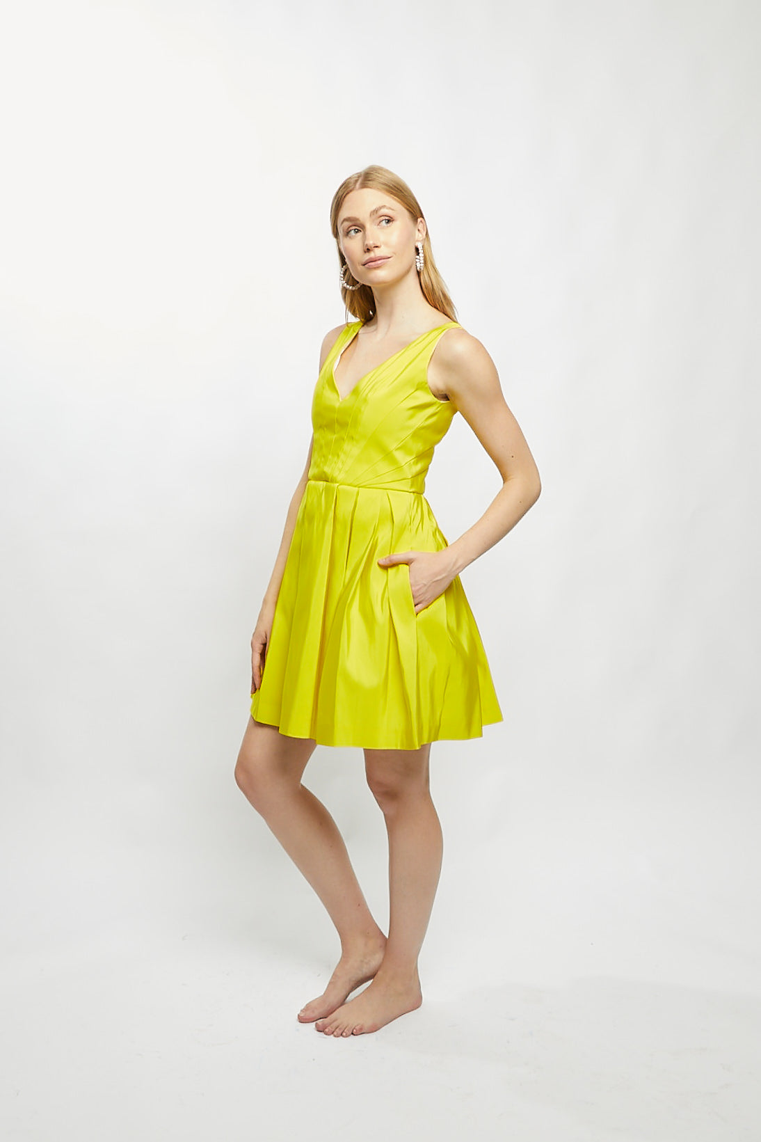 Ava Dress in Citron