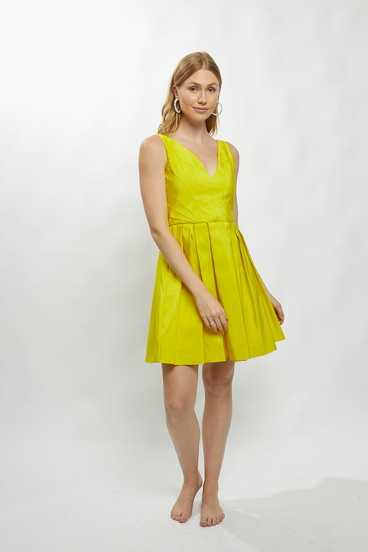 Ava Dress in Citron