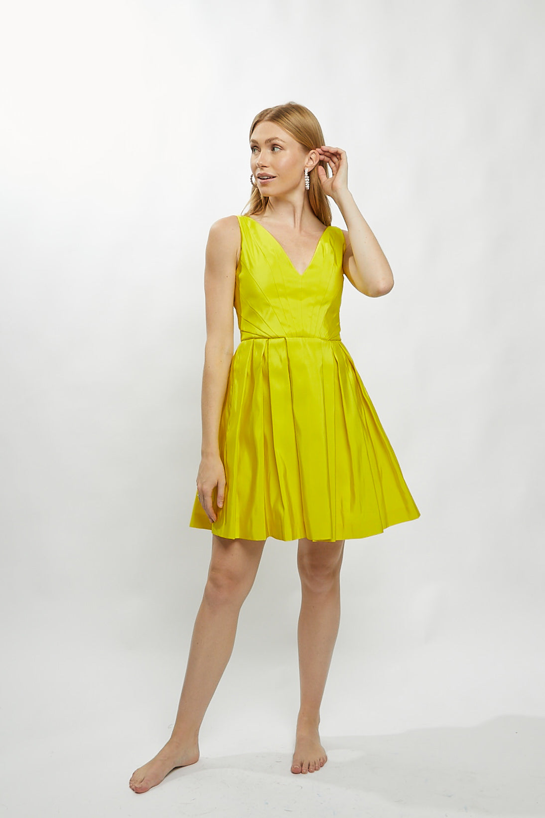 Ava Dress in Citron