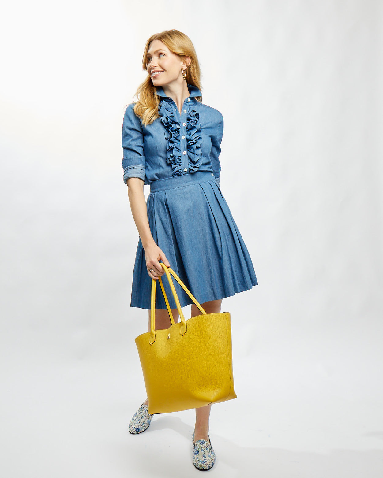 Charlotte Skirt in Japan Denim