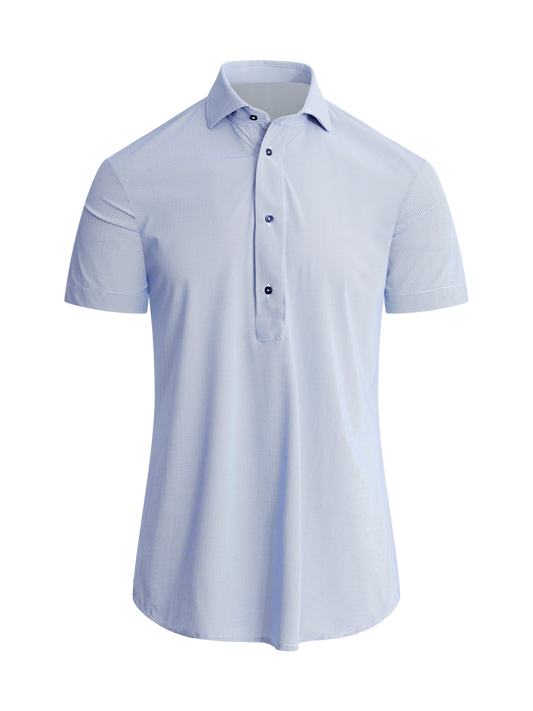 S/S Performance Popover in Dark Blue Geometric