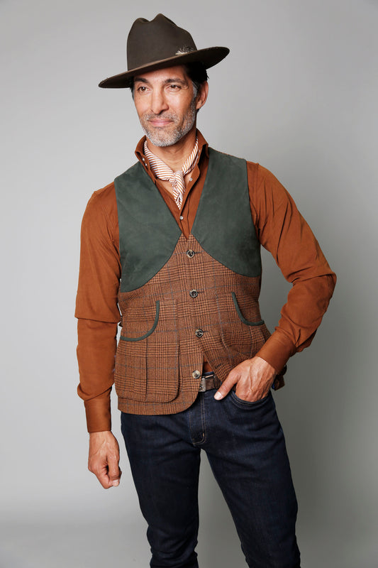 Glen Plaid Harkey Field Vest