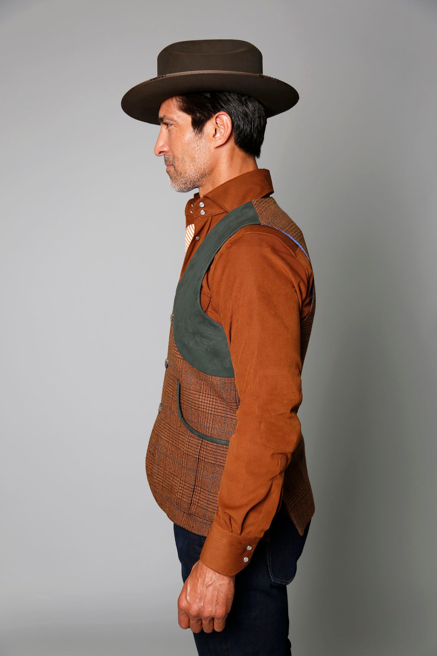 Glen Plaid Harkey Field Vest