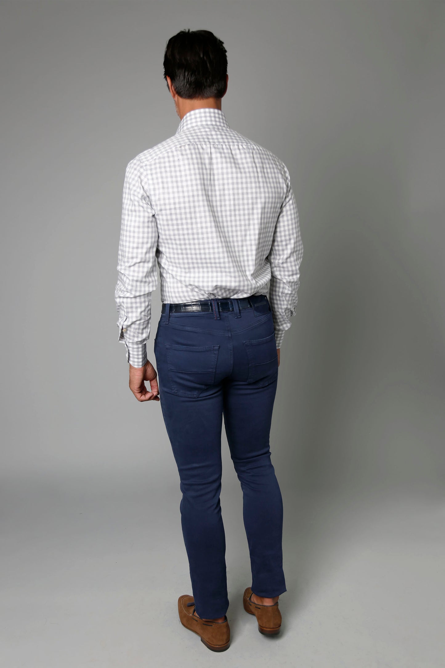 Grey Gingham Shirt