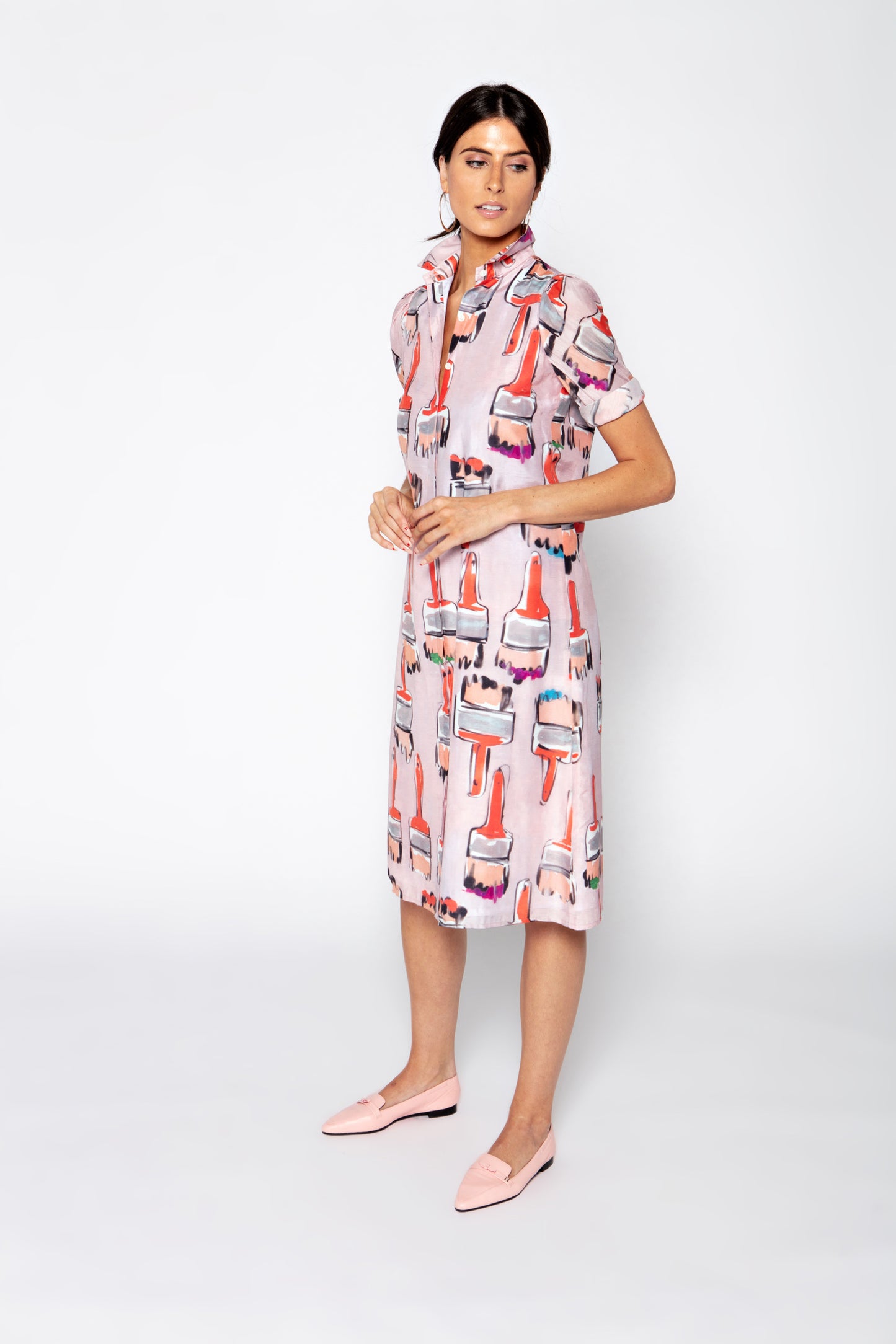 Tracy Dress Paint Brush