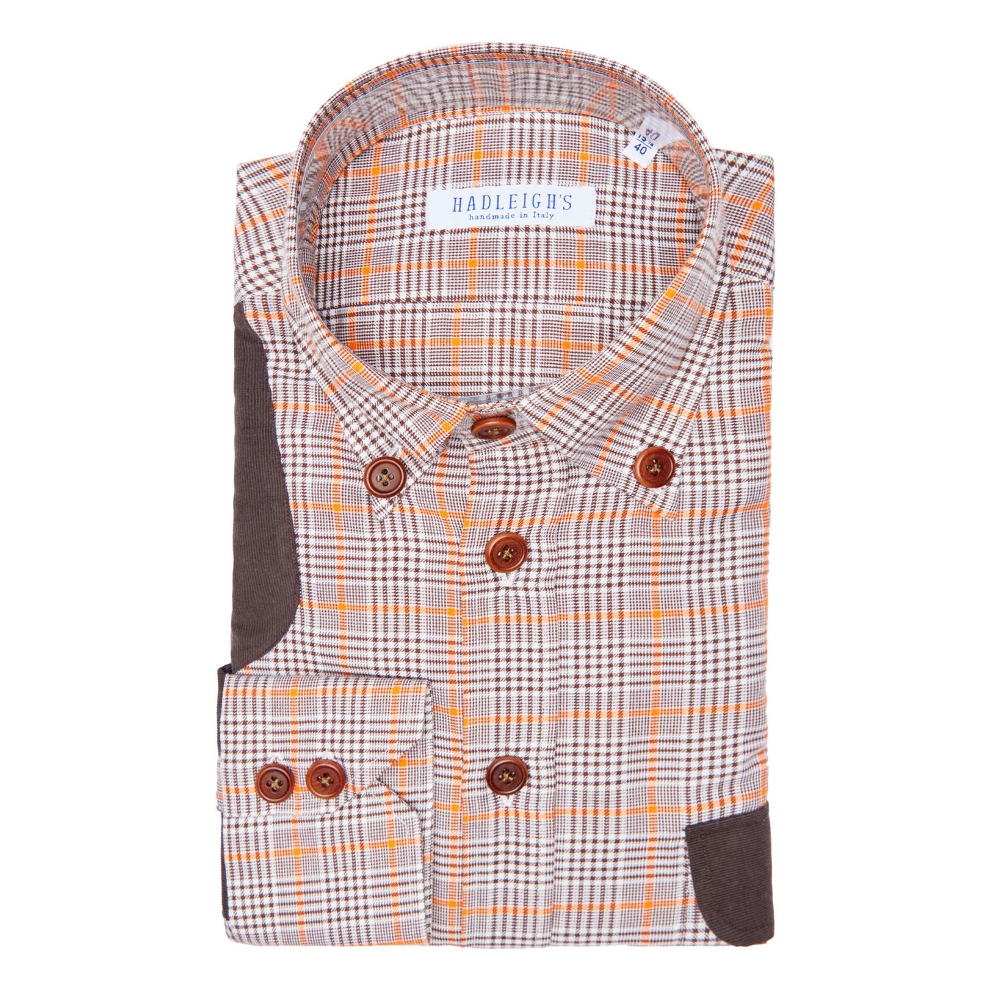 Rip Field Shirt in Orange Plaid