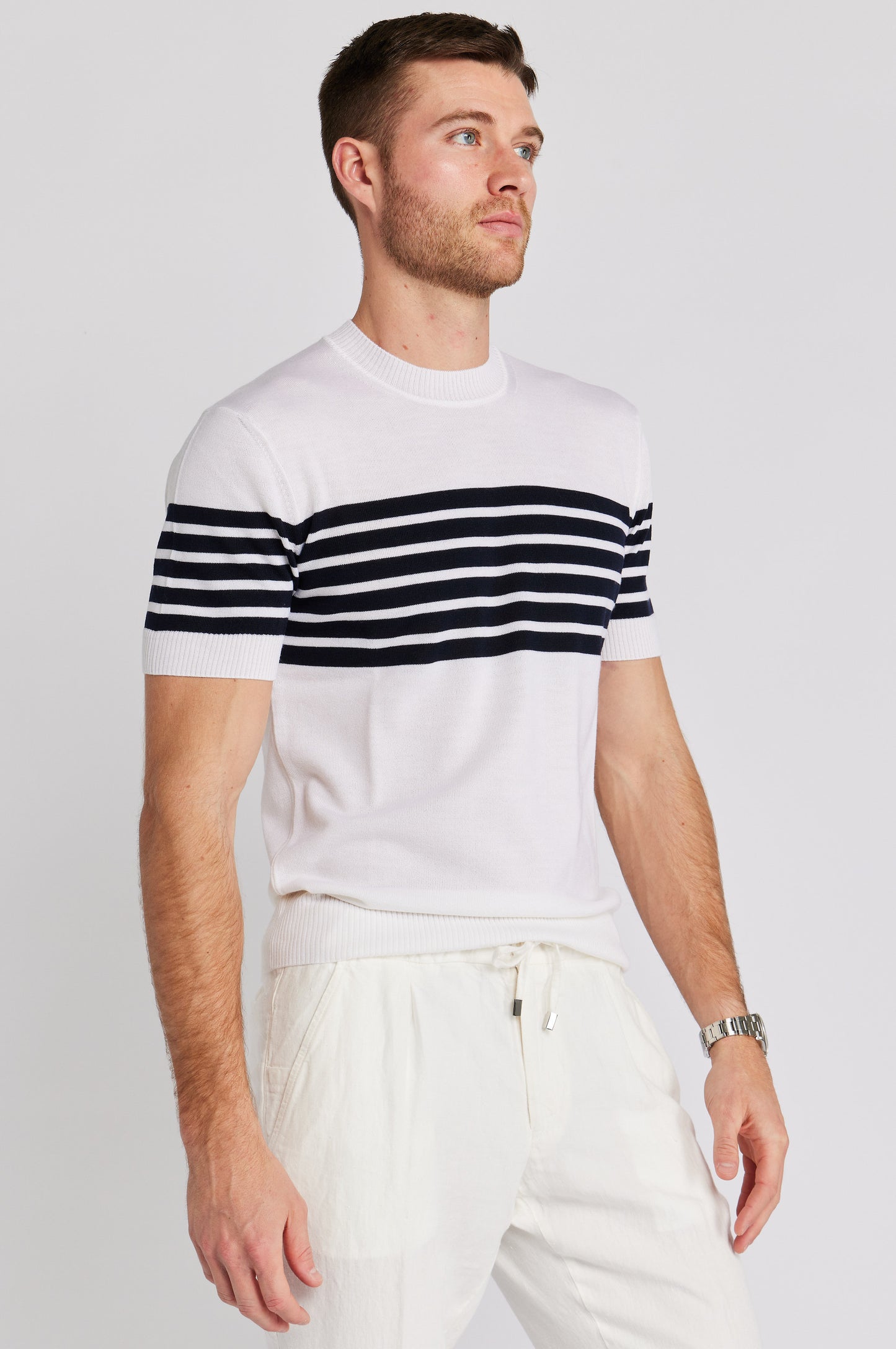 Moliet Classic Stripe Crew