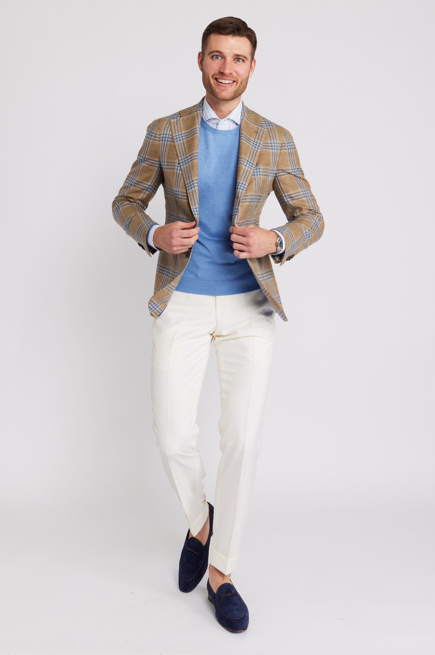 Tan Plaid James Jacket