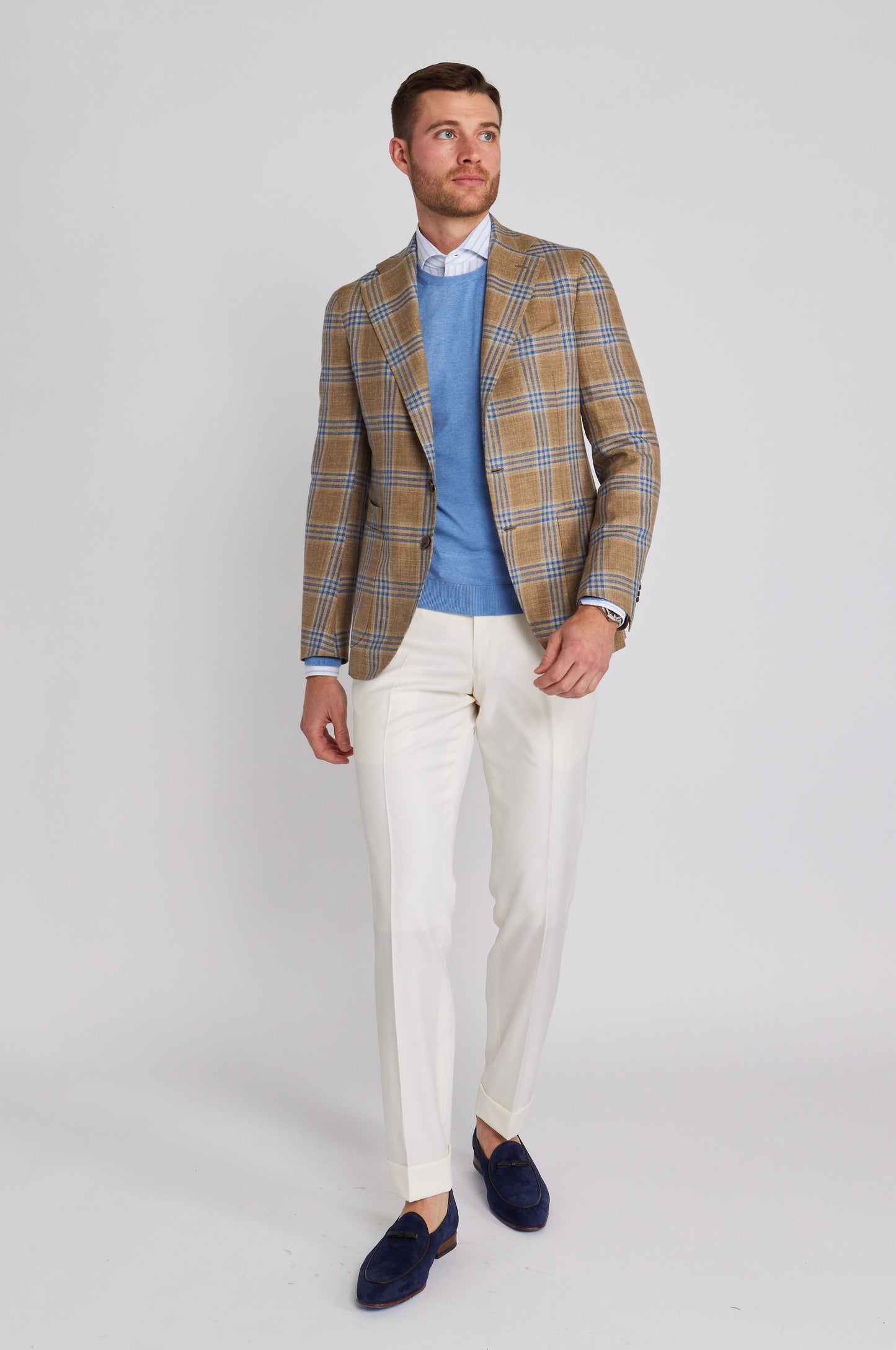 Tan Plaid James Jacket