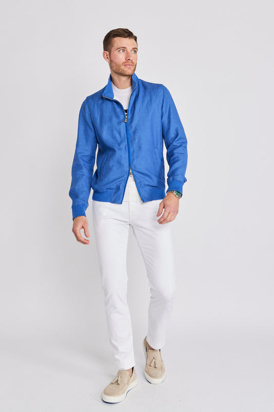 Cobalt Jersey Jacket