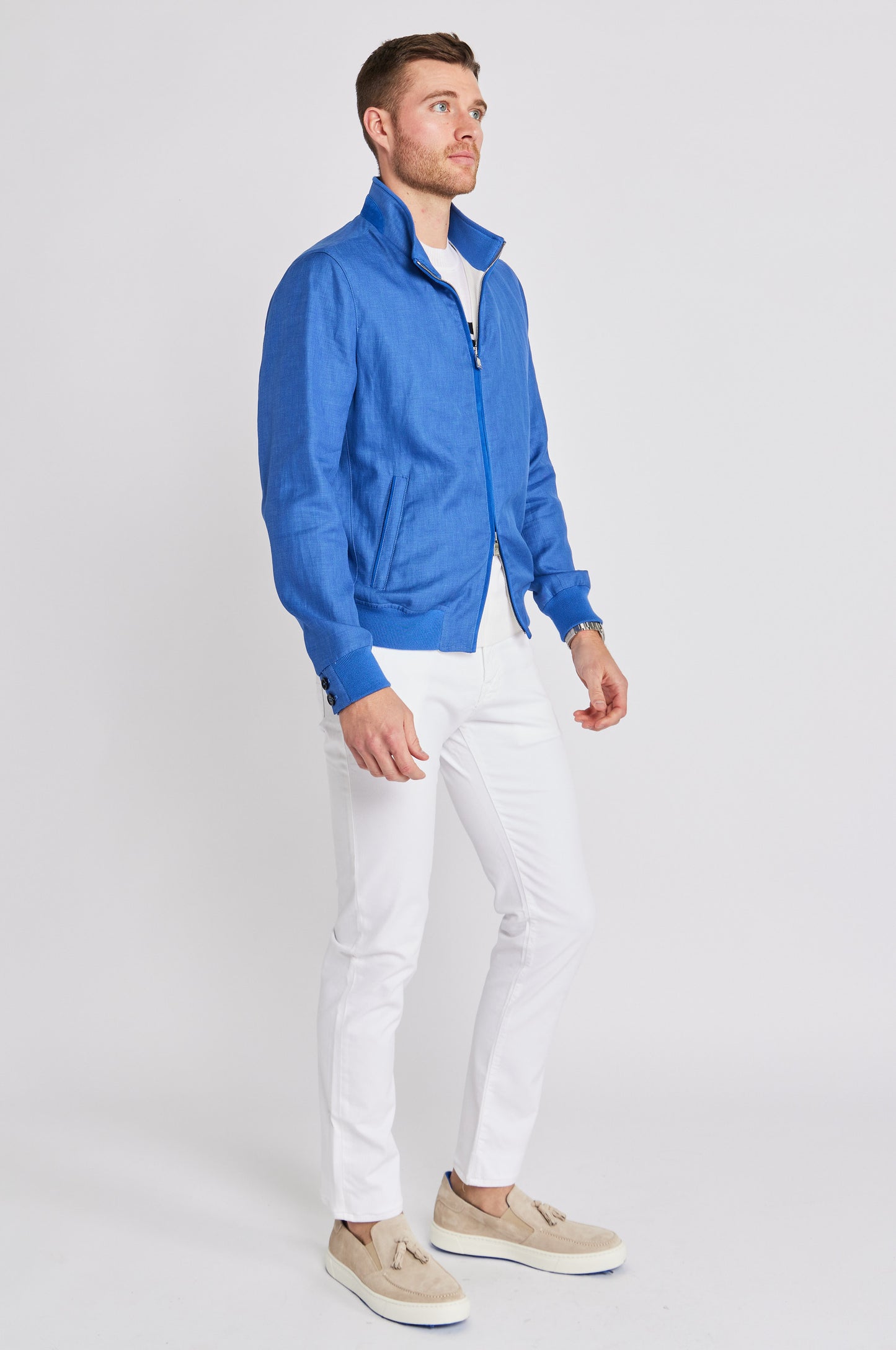 Cobalt Jersey Jacket