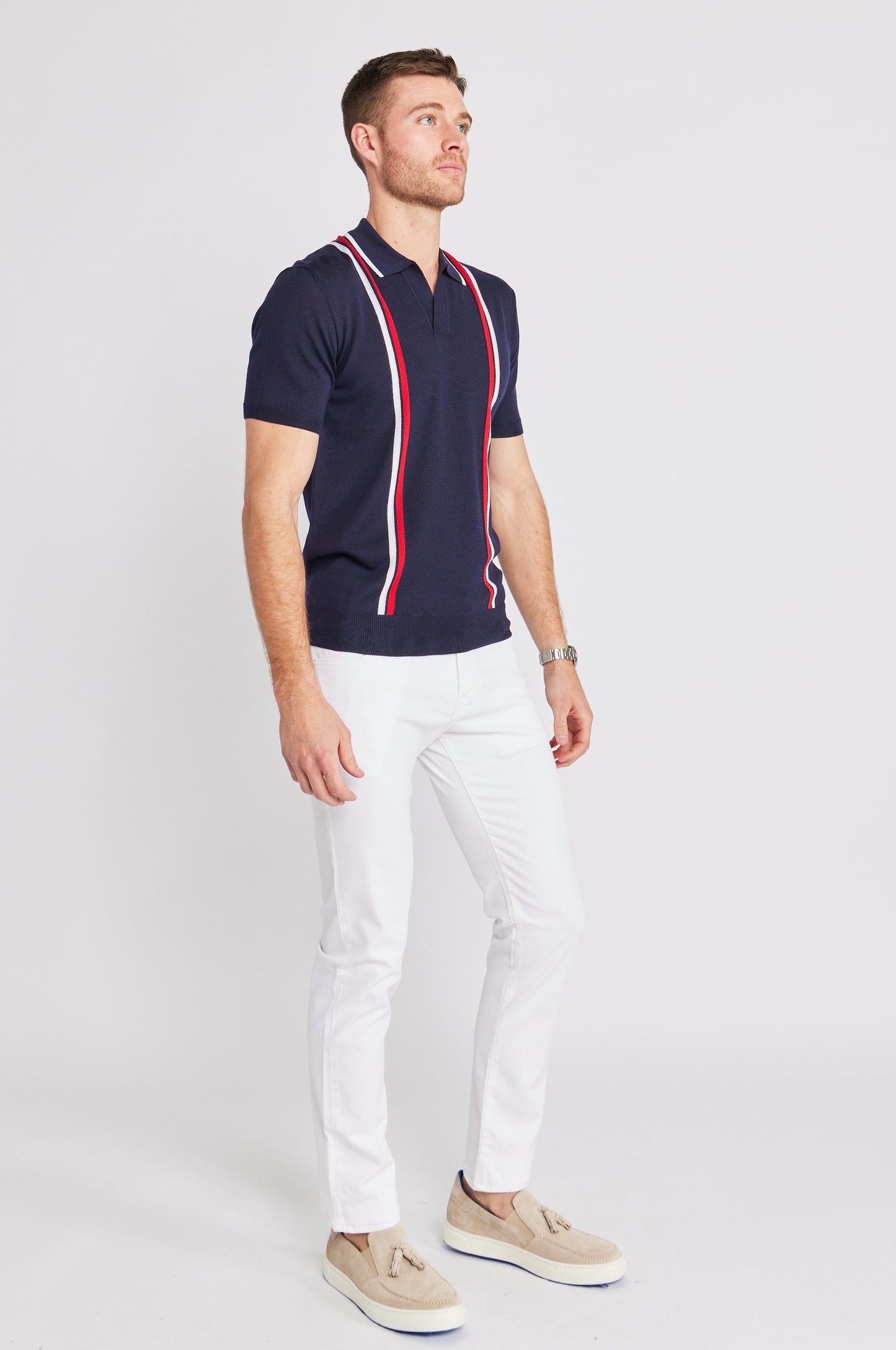 Horton GT Stripe Tailored Polo