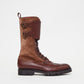 Wingtip Leather Boot in Suede Walnut