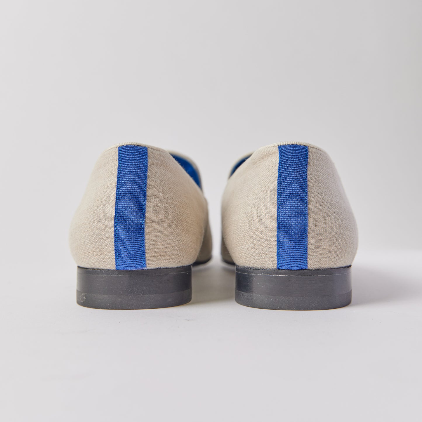 Slipper in Beige with White Logo