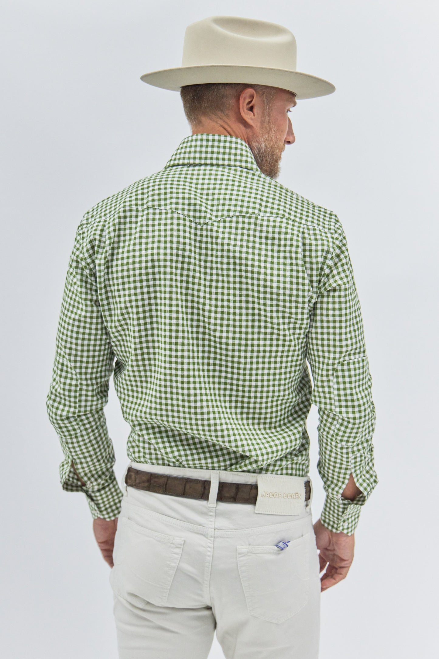 Kacey Field Shirt in Olive Check