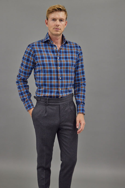 Bold Plaid Flannel Shirt