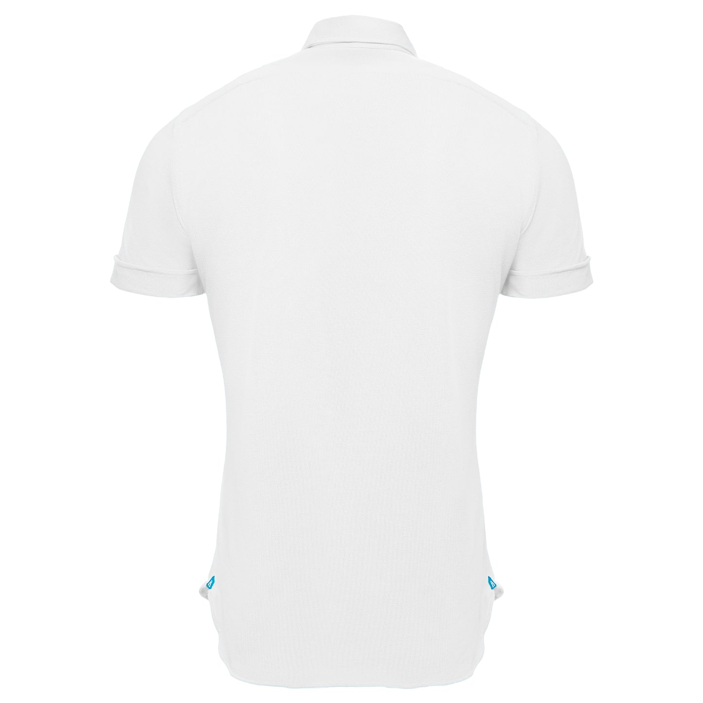 Knit Polo in White