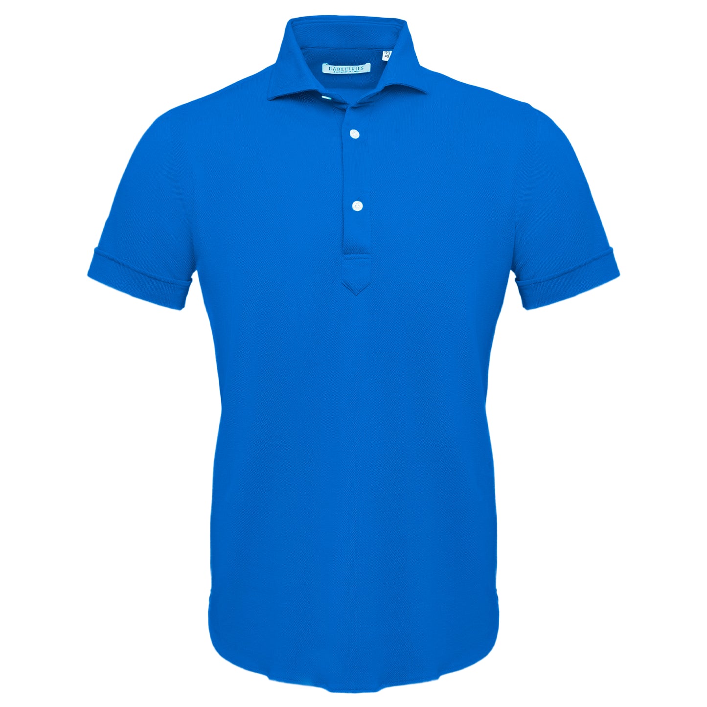 Knit Polo in Cobalt