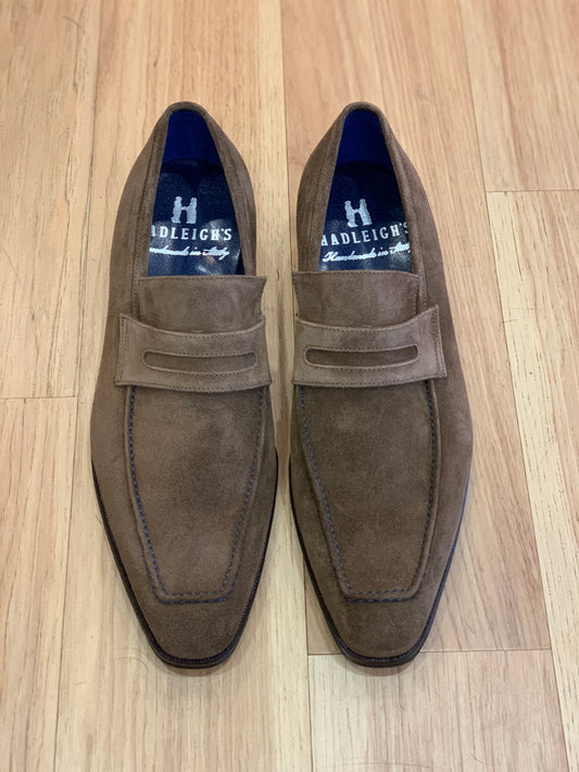 Jerry Slip On in Brown Suede